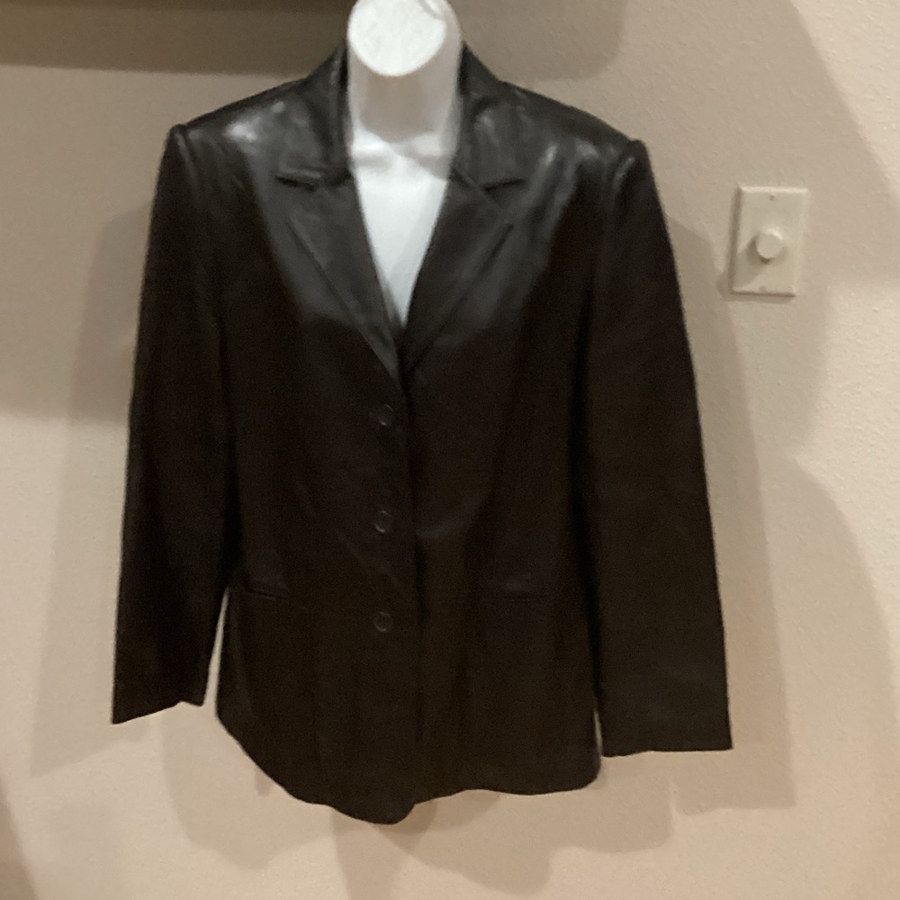 Women's Black Leather Jacket